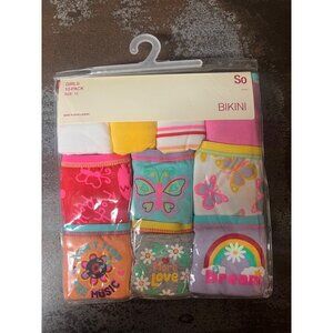 Girls SO 10-Pack Multicolor Bikini Briefs Size 12